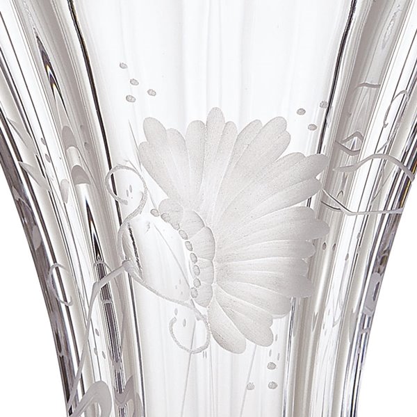 エルベクリスタル(Elbe Crystal) 花瓶「ジュリア」24cm クリア 